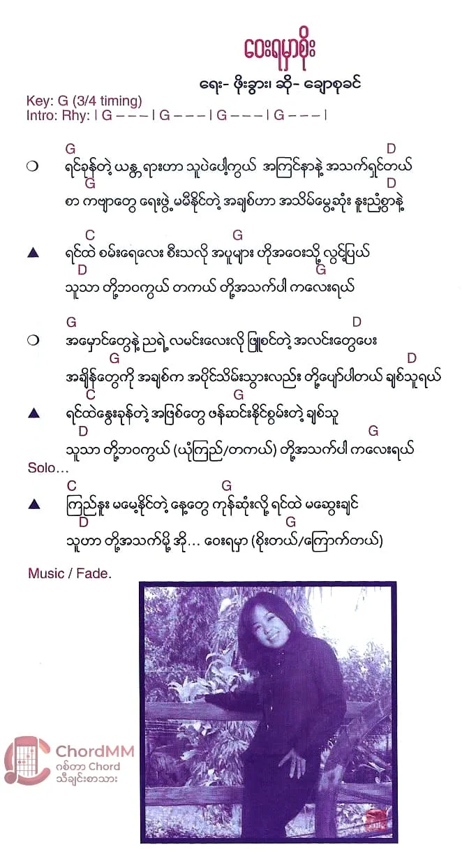 Way Ya Mar Soe - ဝေးရမှာစိုး