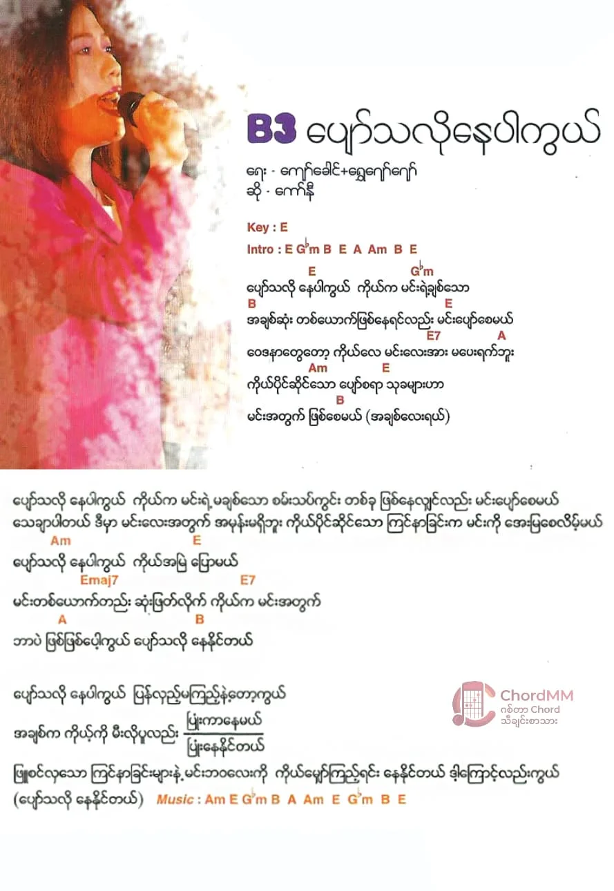 Pyaw Tha Lo Nay Par Kwal - ပျော်သလိုနေပါကွယ်
