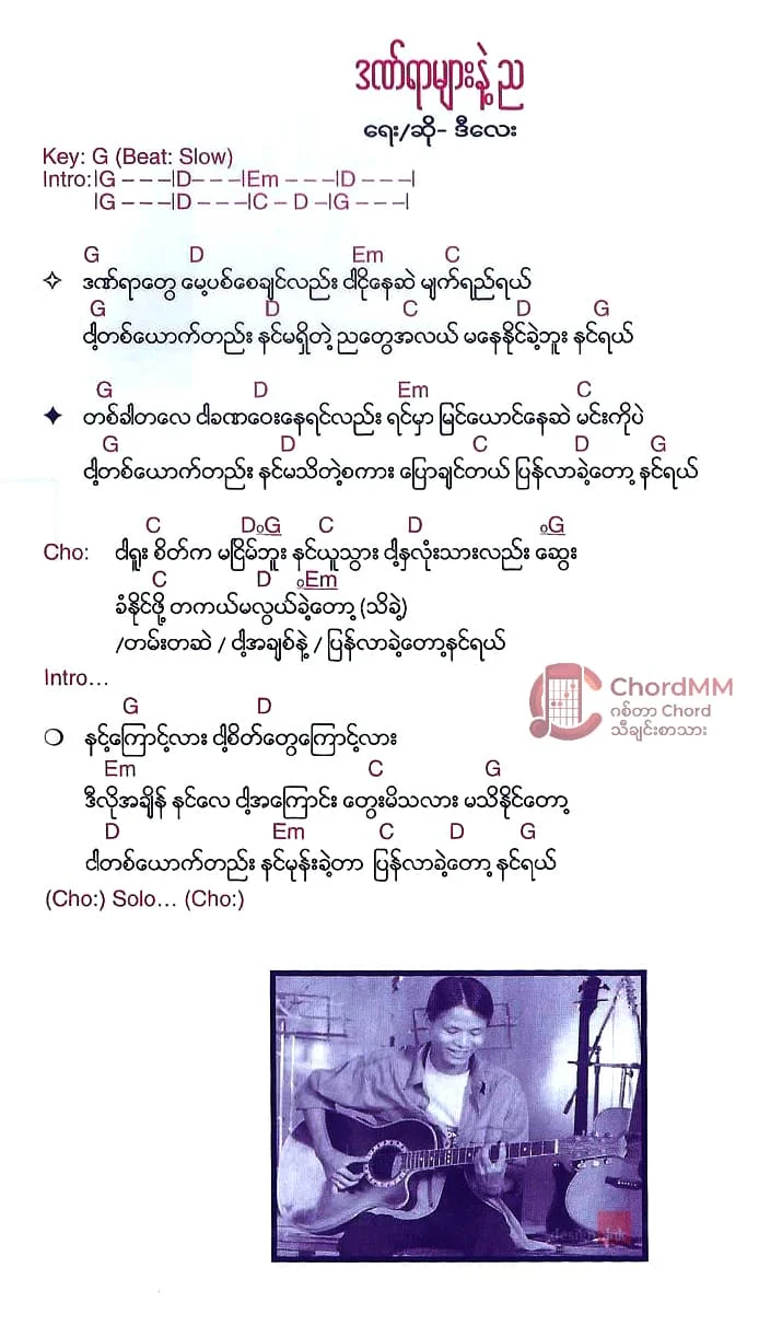 Dan Yar Myar Nae Nya - ဒဏ်ရာများနဲ့ည