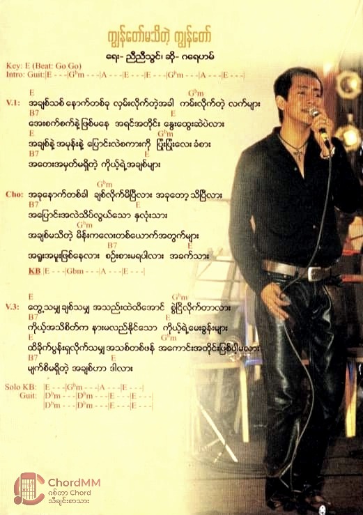Kya Naw Ma Thi Tae Kya Naw - ကျွန်တော်မသိတဲ့ကျွန်တော်
