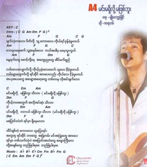 Min Ma Shi Lo Ma Phyit Bu -  မင်းမရှိလို့မဖြစ်ဘူး