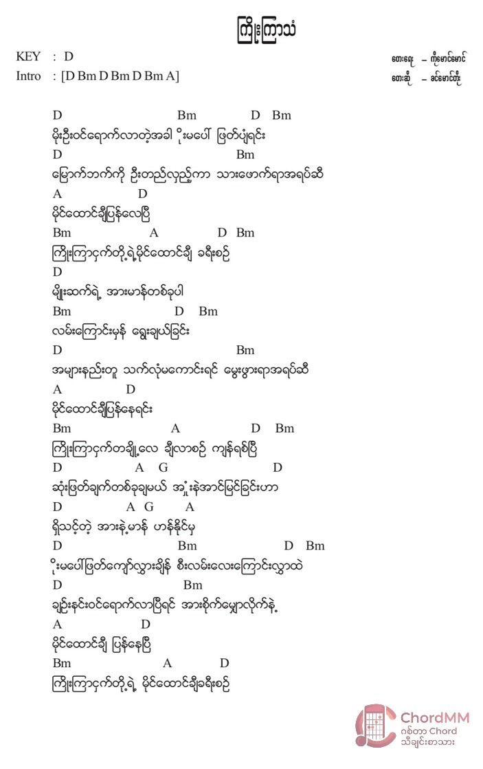Gyoe Gyar Than - ကြိုးကြာသံ