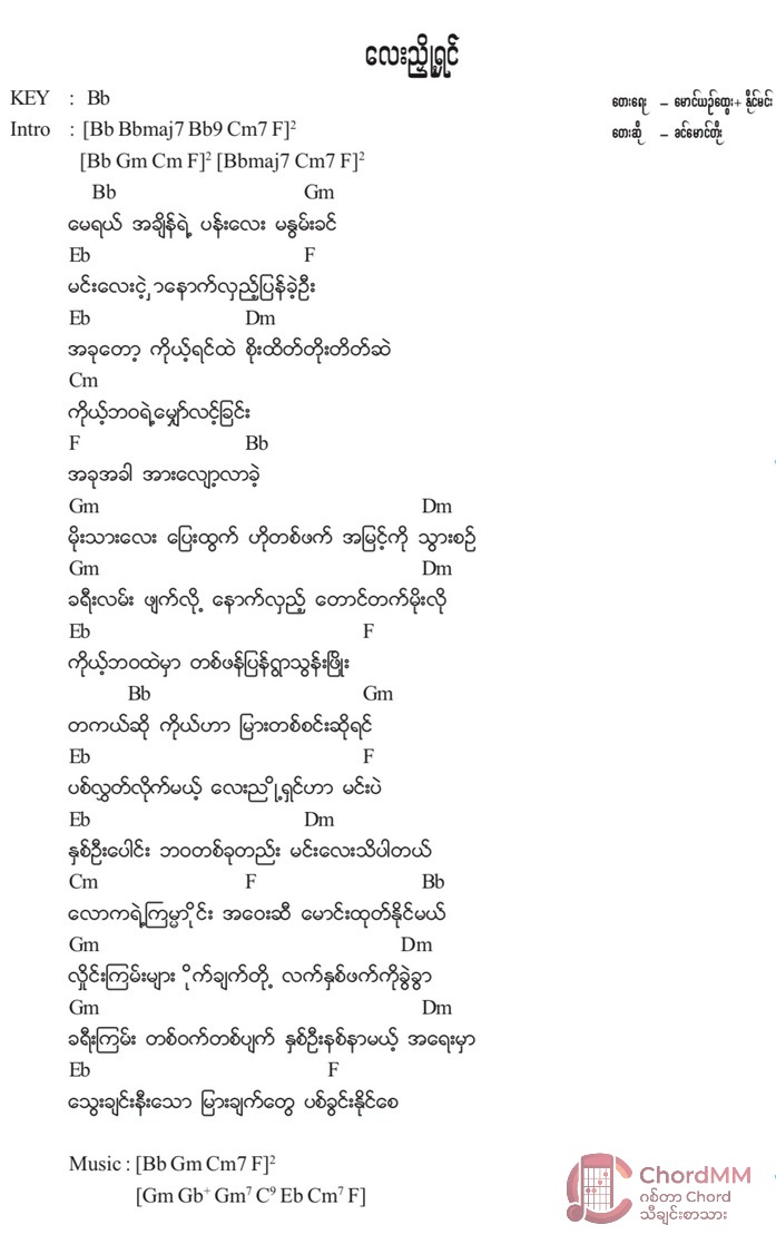 Lay Nyoh Shin - လေးညှို့ရှင်