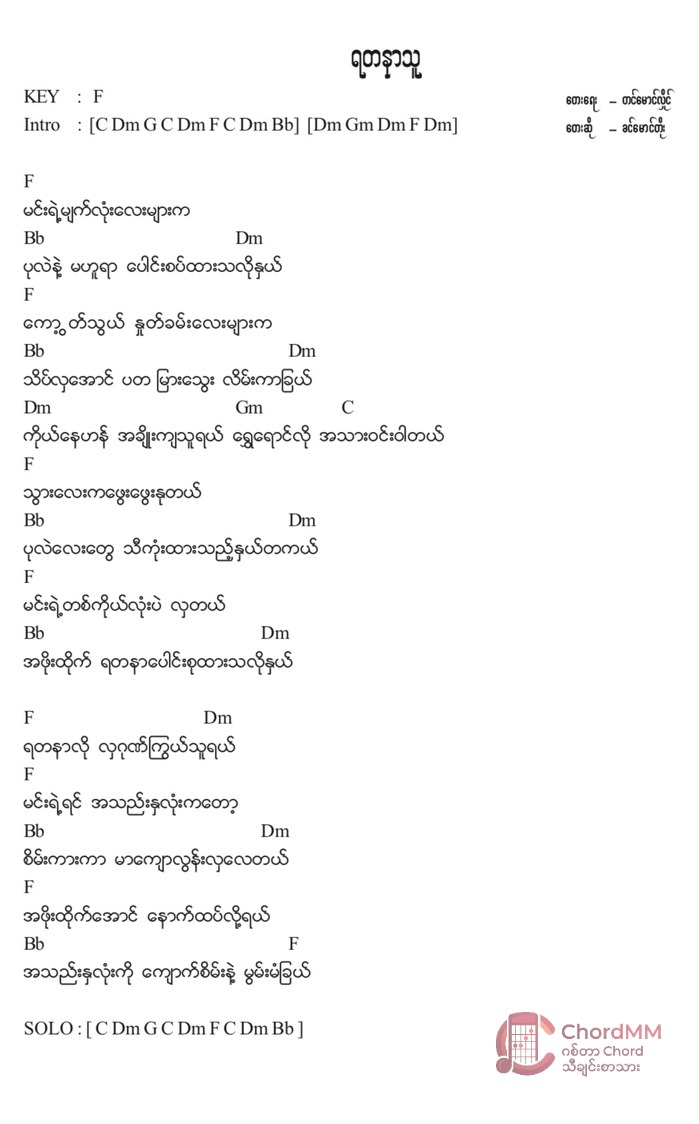 Yadanar Thu - ရတနာသူ