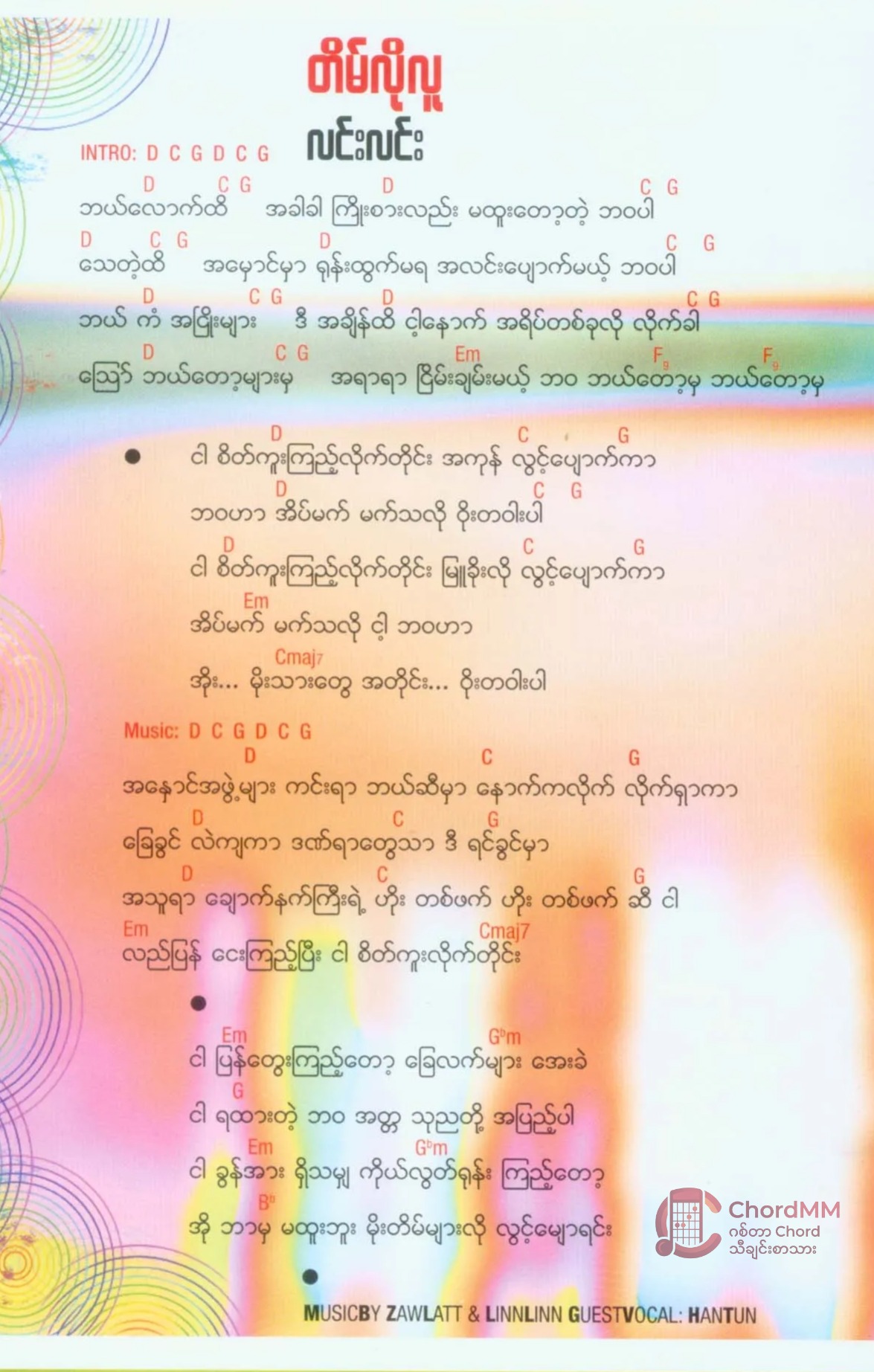 Tain Lo Lu - တိမ်လိုလူ
