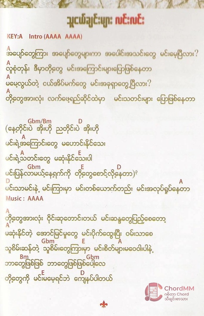 Thu Nge Chin Myar - သူငယ်ချင်းများ