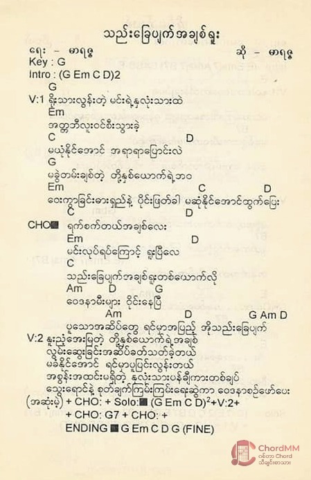 Thae Chay Pyat A Chit Yu - သည်းခြေပျက်အချစ်ရူး