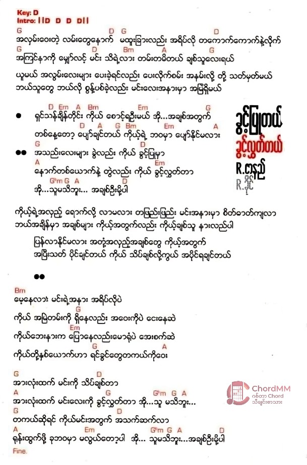 Khwint Pyu Tal Khwint Hlut Tal - ခွင့်ပြုတယ်ခွင့်လွှတ်တယ်