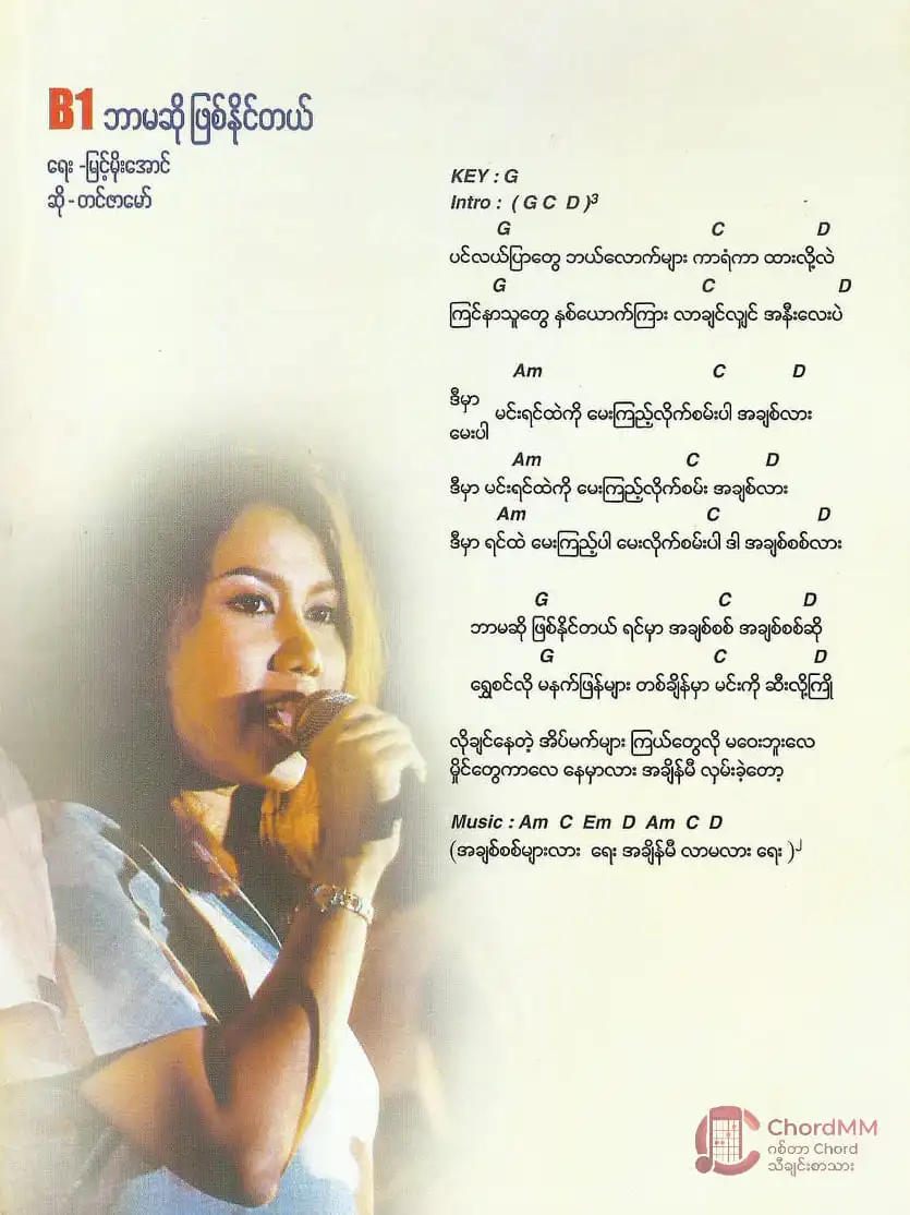 Bar Ma So Phyit Naing Tal - ဘာမဆိုဖြစ်နိုင်တ​ယ်