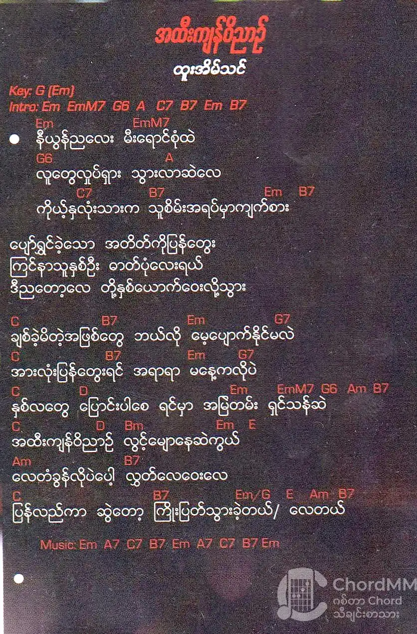 A Htee Kyan Wint Nyin - အထီးကျန်ဝိညာဉ်