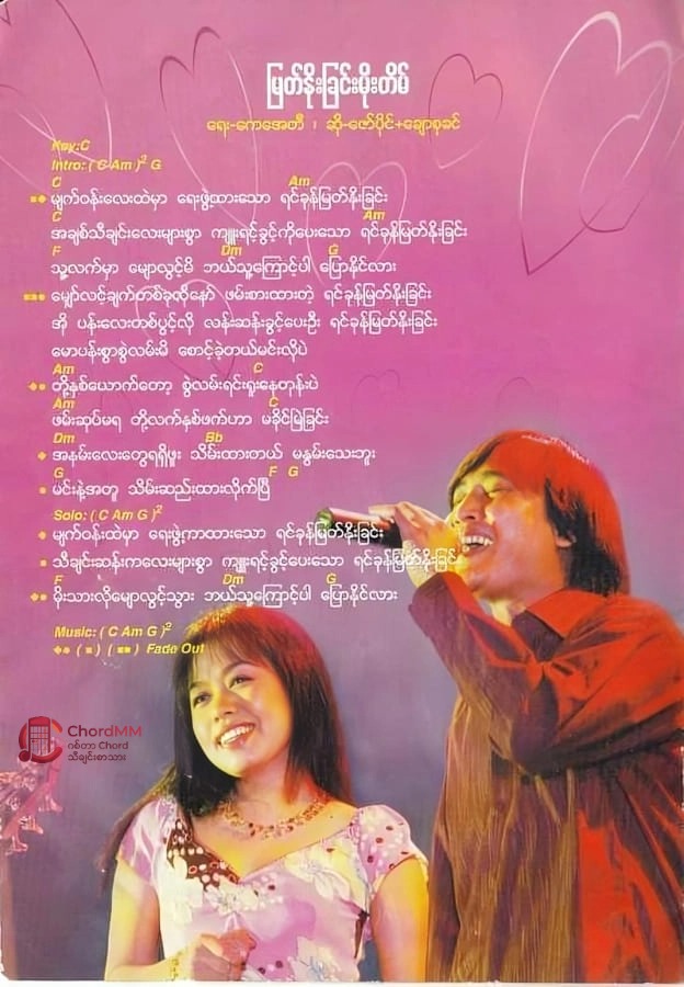 Myat Noe Chin Moe Tain - မြတ်နိုးခြင်းမိုးတိမ်
